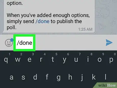 Immagine titolata Create Poll on Telegram on Android Step 9