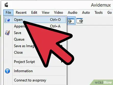 Immagine titolata Edit Video With Avidemux Step 1