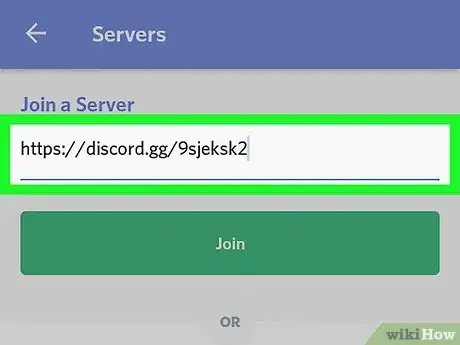 Immagine titolata Join a Discord Server on Android Step 4