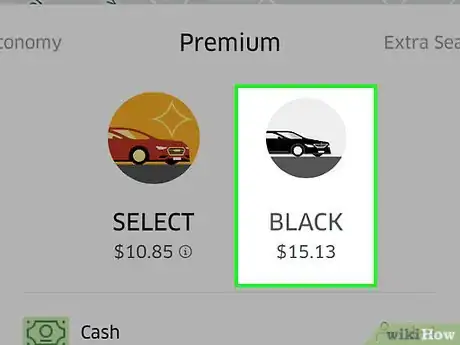 Immagine titolata Choose an Uber Car Step 9