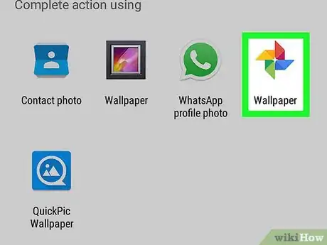 Immagine titolata Set a Wallpaper on Google Photos on Android Step 6