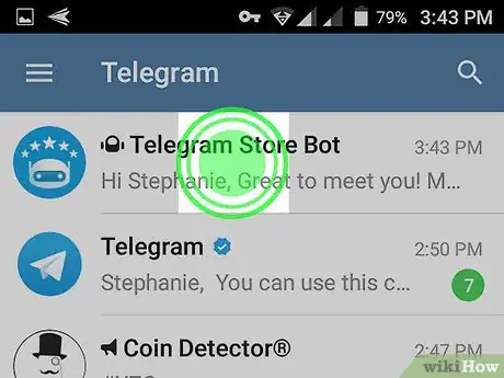 Immagine titolata Remove a Telegram Bot on Android Step 2