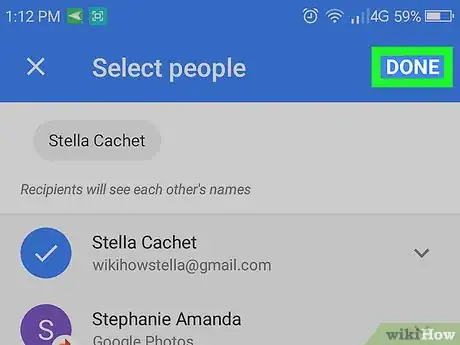 Immagine titolata Send Photos from Android to iPhone Step 7
