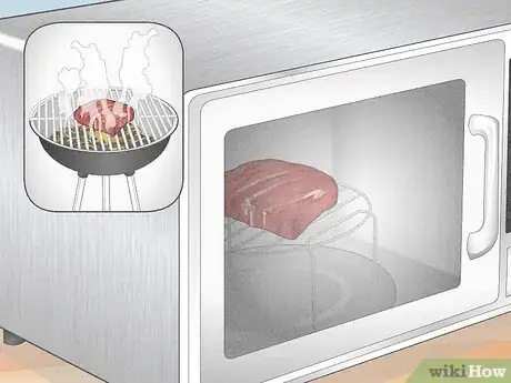 Immagine titolata Use a Grill Microwave Step 2