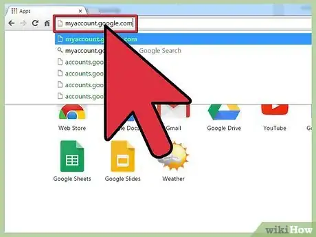 Immagine titolata Change Your Google Password Step 1