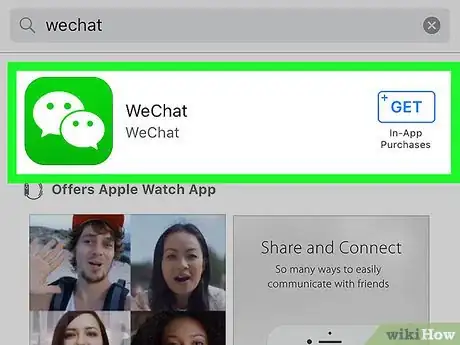 Immagine titolata Install WeChat on iPhone or iPad Step 4