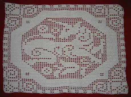 Immagine titolata Filet Crochet Unicorn 2690