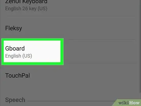 Immagine titolata Glide Type with Gboard on Android Step 12