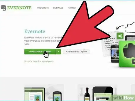 Immagine titolata Install and Use Evernote Step 1