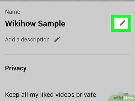 Immagine titolata Change Your Username on YouTube Step 5