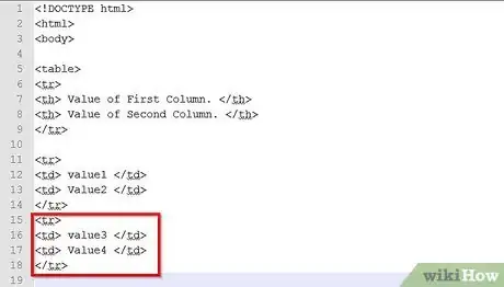 Immagine titolata Create a Table in HTML Code Step 23