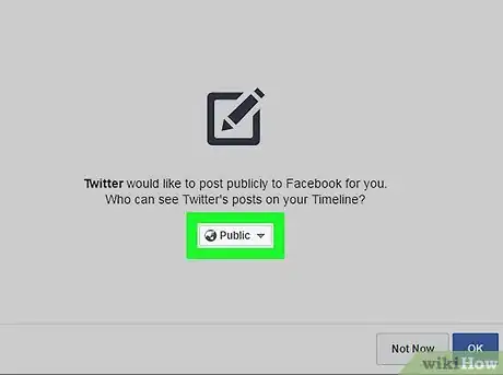 Immagine titolata Link Twitter to Facebook Step 9