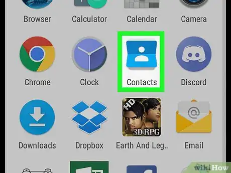 Immagine titolata Edit Contacts on Android Step 1