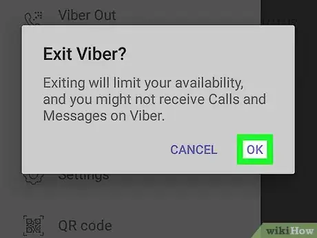 Immagine titolata Log Out of Viber on Android Step 4