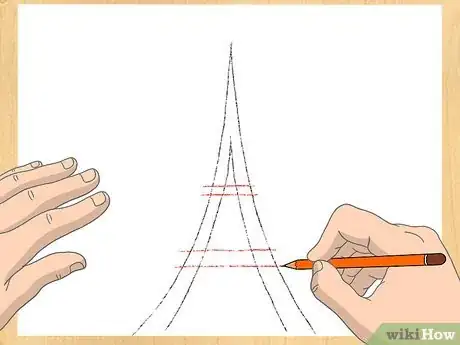 Immagine titolata Draw the Eiffel Tower Step 2