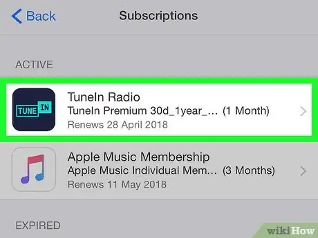 Immagine titolata Cancel Tunein Radio on iPhone or iPad Step 7