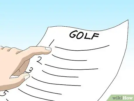 Immagine titolata Learn to Play Golf Step 3