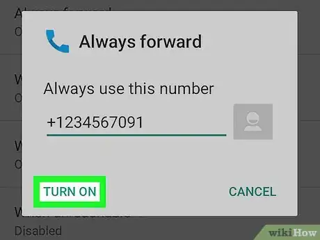 Immagine titolata Make Calls Go Directly to Voicemail on Android Step 9