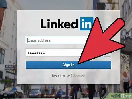 Immagine titolata Edit Your Profile on LinkedIn Step 1