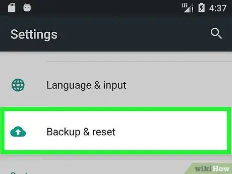 Immagine titolata Backup Contacts on Android Step 2