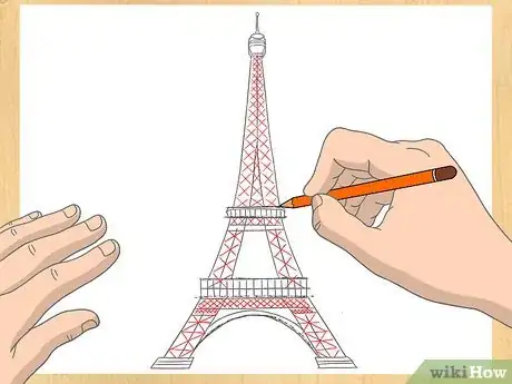 Immagine titolata Draw the Eiffel Tower Step 5