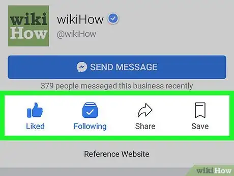 Immagine titolata Share a Facebook Page on Android Step 5