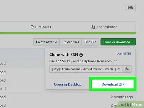 Immagine titolata Download a GitHub Folder Step 4