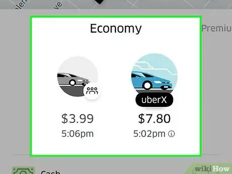 Immagine titolata Choose an Uber Car Step 6
