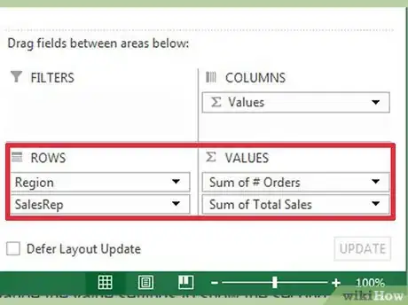 Immagine titolata Create Pivot Tables in Excel Step 09
