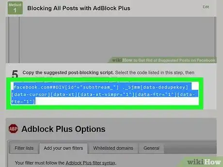 Immagine titolata Get Rid of Suggested Posts on Facebook Step 5