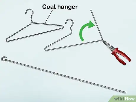 Immagine titolata Use a Coat Hanger to Break Into a Car Step 1
