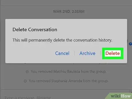 Immagine titolata Delete a Group on Facebook Messenger Step 31
