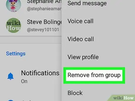 Immagine titolata Delete a Group on Facebook Messenger Step 18