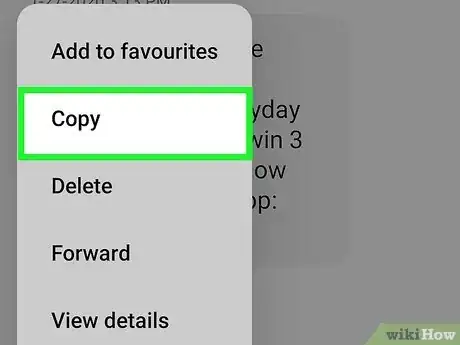 Immagine titolata Copy an Entire Text Conversation on Android Step 4