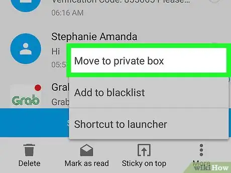 Immagine titolata Hide Messages on Android Step 9