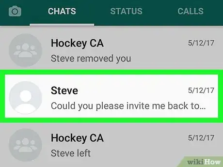Immagine titolata Know if Someone Deleted You on WhatsApp on Android Step 3