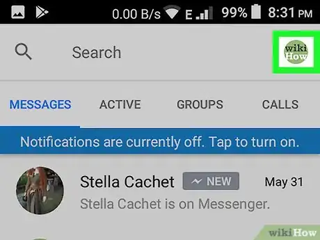 Immagine titolata Delete Messenger Contacts on Android Step 2