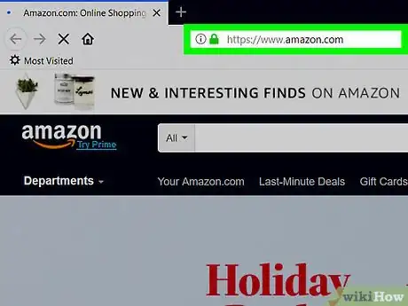 Immagine titolata Hide Amazon Orders Step 1