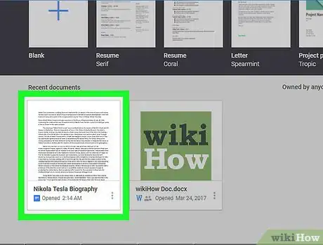 Immagine titolata Add an Outline to a Google Doc on PC or Mac Step 2