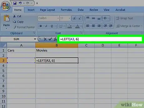 Immagine titolata Truncate Text in Excel Step 3