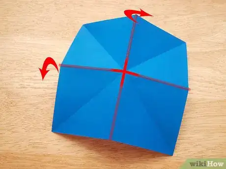 Immagine titolata Make an Origami Flying Bird Step 5