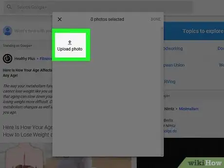 Immagine titolata Upload Photos in Google+ Step 12