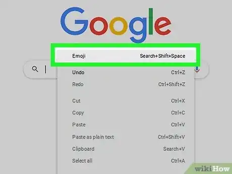 Immagine titolata Get Emojis on Chromebook Step 1