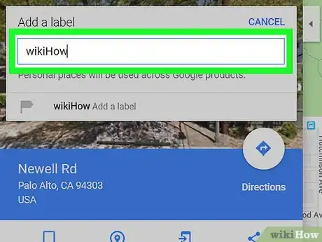 Immagine titolata Add Labels on Google Maps on PC or Mac Step 7