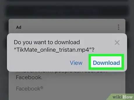 Immagine titolata Save a TikTok Video in Your Gallery on iPhone or iPad Step 11