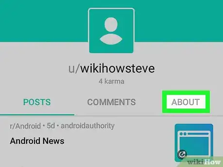 Immagine titolata View Saved Posts on Reddit on Android Step 3
