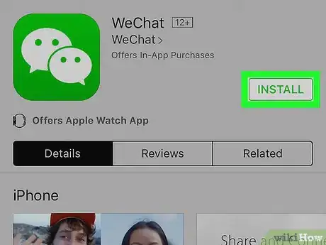 Immagine titolata Install WeChat on iPhone or iPad Step 6