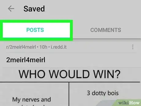 Immagine titolata View Saved Posts on Reddit on Android Step 5