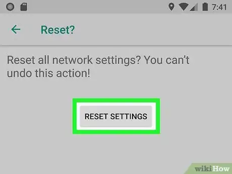Immagine titolata Reset Network Settings on Android Step 21