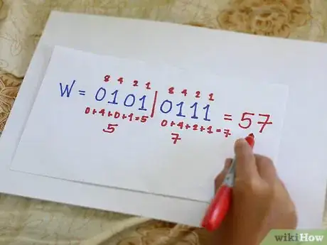 Immagine titolata Convert Binary to Hexadecimal Step 3